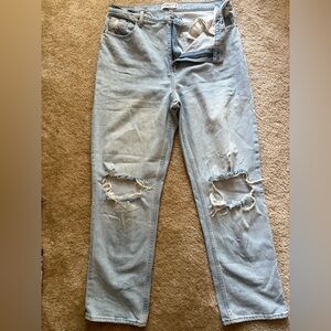 Abercrombie & Fitch Light Blue Ultra High Rise Jeans
